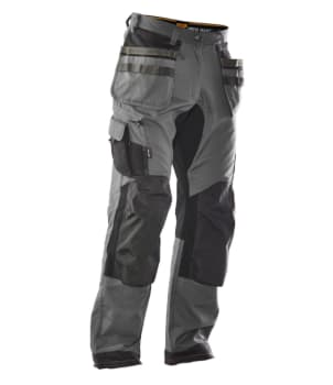 JOBMAN 2164 HÅNDVERKSBUKSE STRETCH GRÅ