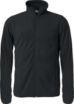 CLIQUE BASIC MICRO FLEECE JACKET, SORT