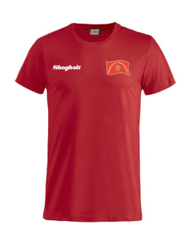 KLUBB T-SKJORTE JR, RØD