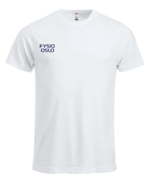 FYSIO OSLO CLIQUE NEW CLASSIC T-SHIRT HVIT
