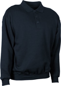 TRACKER COLLEGE GENSER MED KNAPPER/ KRAGE BLÅ