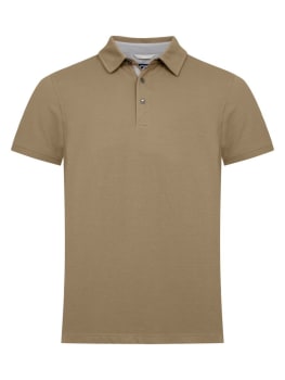 CUTTER & BUCK ADVANTAGE PREMIUM POLO MEN, KHAKI