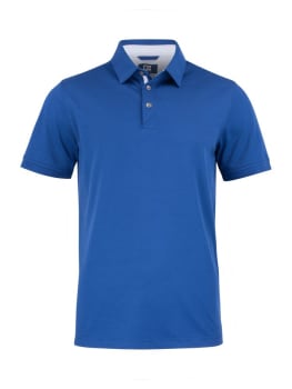 CUTTER & BUCK ADVANTAGE PREMIUM POLO MEN, BLUE