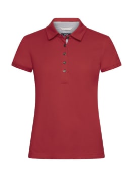 CUTTER & BUCK ADVANTAGE PREMIUM POLO LADIES, RØD