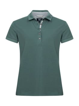 CUTTER & BUCK ADVANTAGE PREMIUM POLO LADIES, PINE GREEN