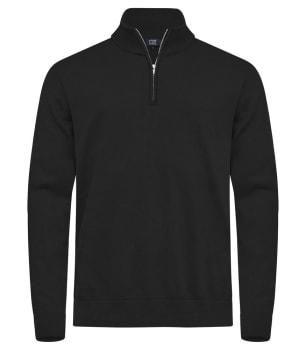 CUTTER & BUCK OAKVILLE HALF ZIP SWEATER MEN, SORT