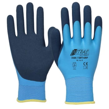 NITRAS SOFT GRIP HANSKE, LATEX FOAM