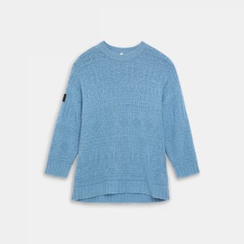 TUFTE U DAHLIA MONOCHROME SWEATER, BLÅ