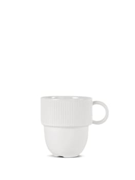 SAGAFORM INKA KOPP MED HANK, HVIT