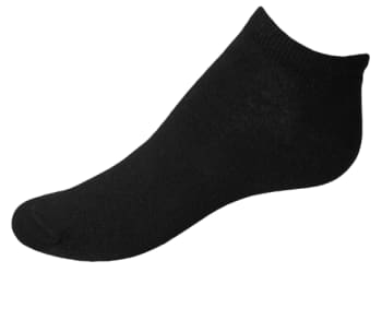 SAFA ANKELSOKK, SORT, 5 PK.