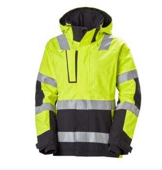 HELLY HANSEN LUNA HI VIS VANNTETT SKALLJAKKE DAME, GUL