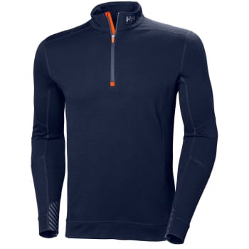 HELLY HANSEN 75107 LIFA MERINO HALF ZIP BLÅ