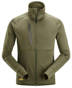 SNICKERS FLEXIWORK POLARTEC POWER STRETCH JAKKE, GRØNN