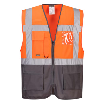 PORTWEST WARSAWA EXECUTIVE VEST, ORANGE