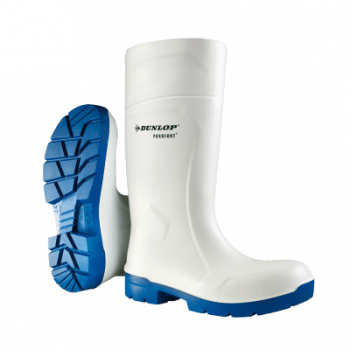 DUNLOP VERNEGUMMISTØVEL, HVIT