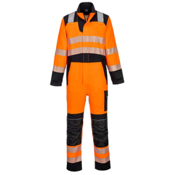 PORTWEST PW3 MODAFLAME HVO KJELEDRESS, ORANGE/SORT