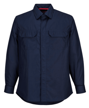 PORTWEST BIZFLAME PLUS SKJORTE, MARINE