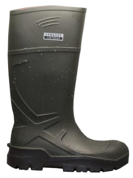 LYNGSØE PU-VERNEGUMMISTØVEL, GRØNN