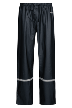 LYNGSØE REGNBUKSE I PU, SORT FARGE