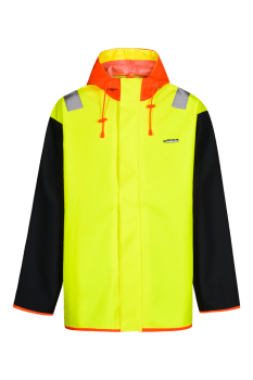 LYNGSØE FISKERIREGNTØY, JAKKE, GUL/MARINE