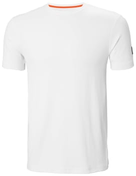 HELLY HANSEN KENSINGTON TECH T-SHIRT, HVIT