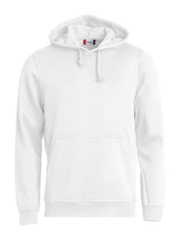 CLIQUE BASIC HOODY, HVIT