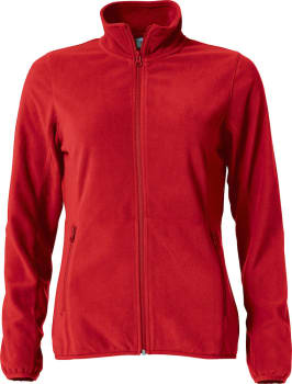 CLIQUE BASIC MICRO FLEECE JAKKE DAME, RØD
