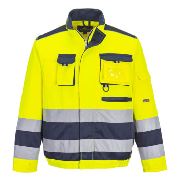 PORTWEST LILLE HI-VIS JAKKE, GUL/MARINE