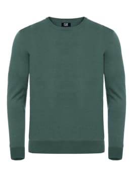 CUTTER & BUCK OAKVILLE CREWNECK MEN, PINE GREEN