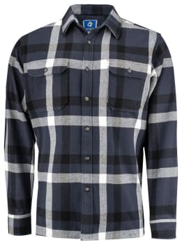 PROJOB FLANELLSKJORTE, NAVY CHECK