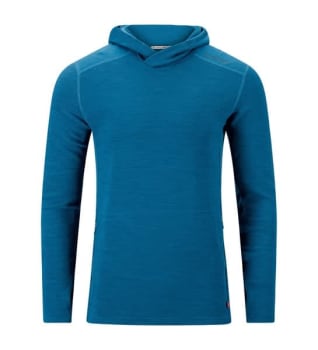 ACLIMA STREAMWOOL HOODIE HERRE, BLÅ
