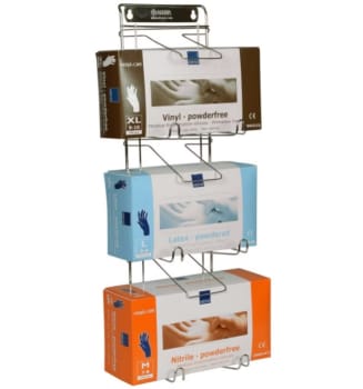 ABENA HOLDER FOR ENGANGSHANSKER STÅL 3 ESKER