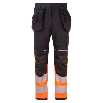 PORTWEST PW3 MODAFLAME WORK HI-VIS KLASSE 1FR-BUKSE, ORANGE