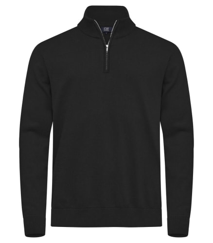 CUTTER & BUCK OAKVILLE HALF ZIP SWEATER MEN, SORT