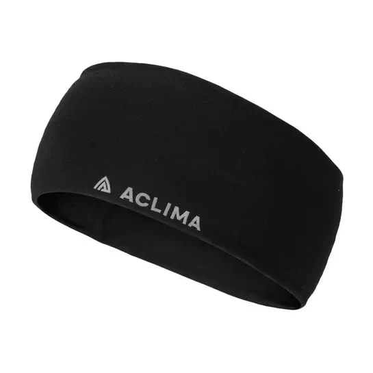 ACLIMA LIGHTWOOL 140 HEADBAND, SORT
