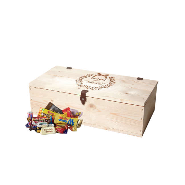 JULENS TREESKE MED 3KG JULEGODT,INK GRAVERT LOGO,FAVORITTMIX