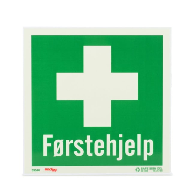 SNØGG SKILT FØRSTEHJELP