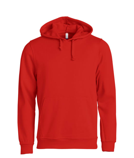 CLIQUE BASIC HOODY, RØD
