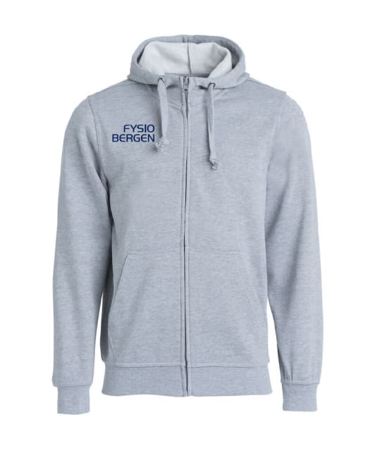FYSIO BERGEN CLIQUE HETTEJAKKE, GRÅ