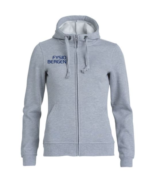FYSIO BERGEN CLIQUE HETTEJAKKE, DAME GRÅ