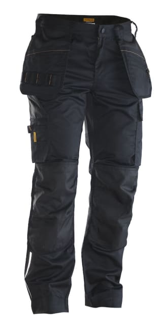 JOBMAN HÅNDVERKBUKSE STERTCH, SORT
