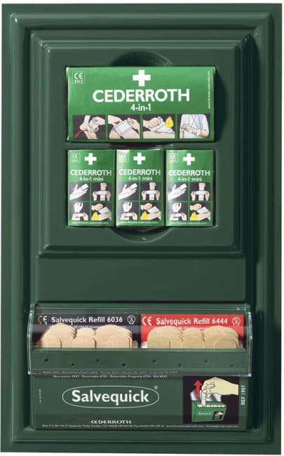 SNØGG CEDEROTH FØRSTEHJELPSVEGG, LITEN, 1914