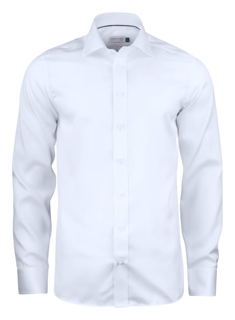 JH&F GB01 TWILL REGULAR, HVIT