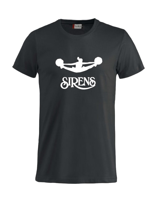 T-SKJORTE SIRENS, SORT