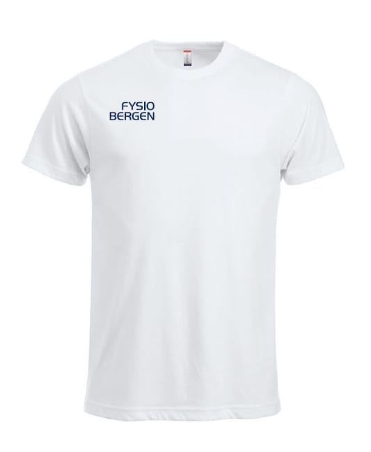 FYSIO BERGEN CLIQUE NEW CLASSIC T-SHIRT HVIT