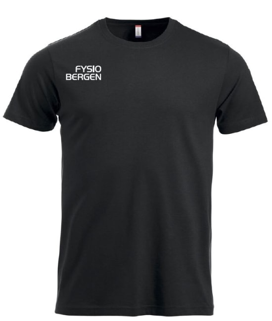 FYSIO BERGEN CLIQUE NEW CLASSIC T-SHIRT SORT