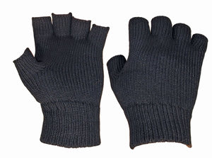 BOMULLSHANSKER M/RIBBE, AVKUTTEDE FINGRE