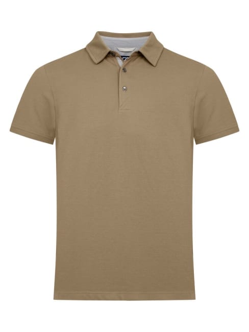 CUTTER & BUCK ADVANTAGE PREMIUM POLO MEN, KHAKI