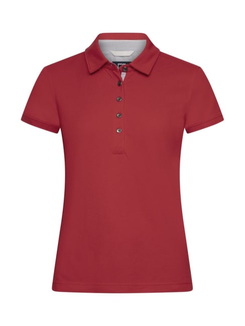 CUTTER & BUCK ADVANTAGE PREMIUM POLO LADIES, RØD