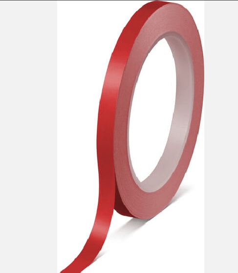 PAKKE-/POSELUKKETAPE RØD, 38MMx66M